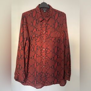 ASOS Snake Print Blouse